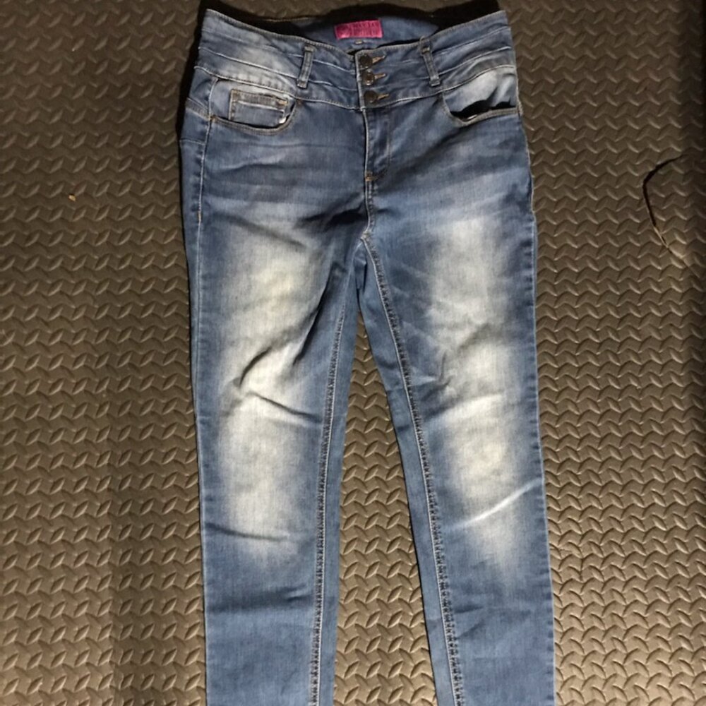 Light Blue Skinny Denim Jeans